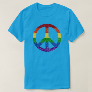 T-shirt SYMBOLE DE LA Parties scintillant LGBT arc-en-ciel