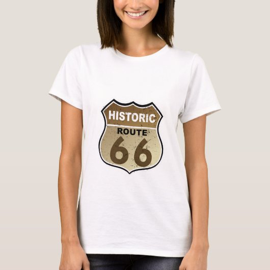 T-shirt Symbole de la Route 66 (Devant)