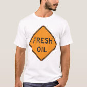 T-shirt SYMBOLE DE LA ROUTE DU Pétrole Frais (Devant)