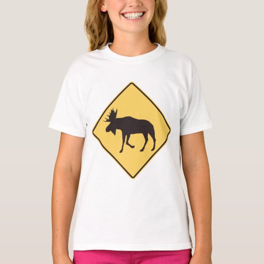 T-shirt Symbole de la route Moose (Devant)