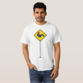 T-shirt Symbole de la route Rooster (Devant entier)
