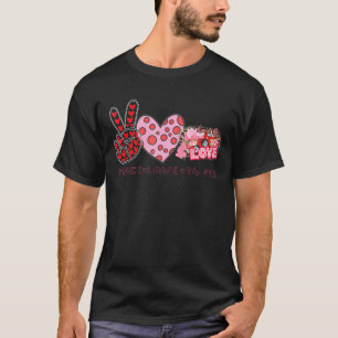 T-shirt SYMBOLE DE LA Saint-Valentin POUR LA PAIX DE L'AMO