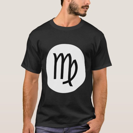 T-shirt Symbole de la Vierge - Tee foncée (Devant)