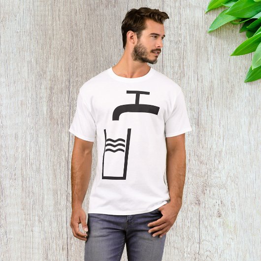 T-shirt Symbole de l'eau du robinet