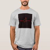 T-shirt Symbole de LED (Devant)