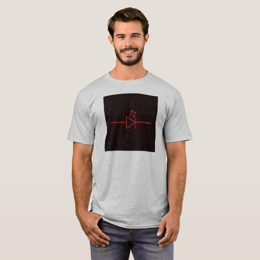 T-shirt Symbole de LED (Devant entier)