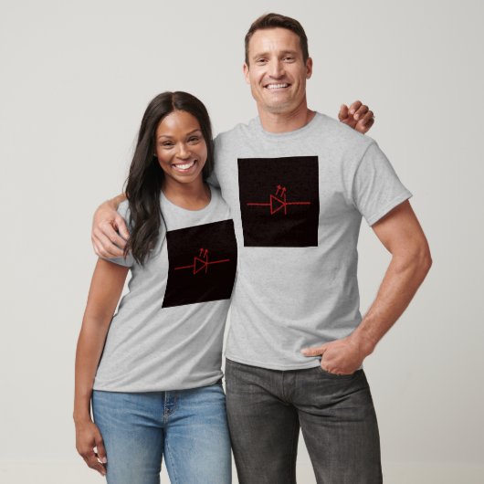 T-shirt Symbole de LED (Unisexe)