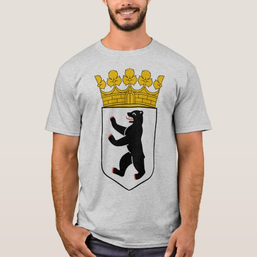 T-shirt Symbole de l'ours de Berlin (Devant)