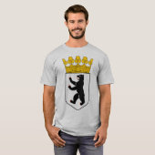 T-shirt Symbole de l'ours de Berlin (Devant entier)