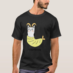 T-shirt Symbole de naissance du chat de Capricorne Zodiac