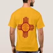 T-shirt Symbole de nanomètre Zia Sun (Dos)