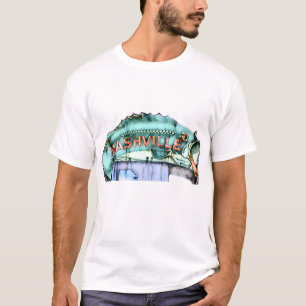T-shirt SYMBOLE DE Nashville Fisherman Neon Poisson Aquare