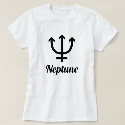 T-shirt Symbole de Neptune (Design devant)