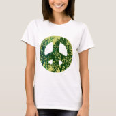 T-SHIRT SYMBOLE DE PAIX ARBRES VERTS (Devant)