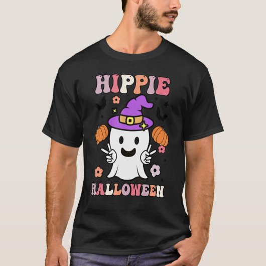 T-shirt SYMBOLE DE PAIX DE Halloween Halloween Halloween H (Devant)