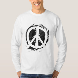 T-shirt Symbole de paix grunge