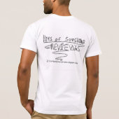 T-shirt Symbole de paix pour hommes (Dos)