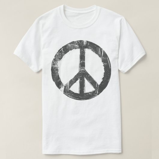 T-shirt Symbole de paix Retro Vintage (Design devant)