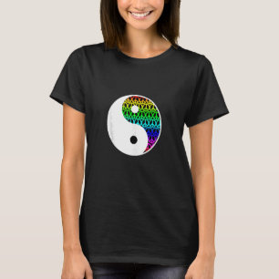 T-shirt Symbole de paix Yin et Yang signe amour équilibre 