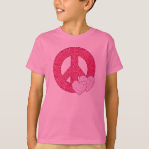 T-shirt SYMBOLE DE parties scintillant DE LA PAIX