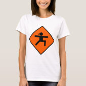 T-shirt SYMBOLE DE PASSAGE DE Yoga CHEMIN DE POSE DE GUERR (Devant)