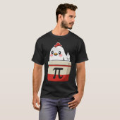 T-shirt Symbole de pi de pot de poulet de maths garçons fi (Devant entier)