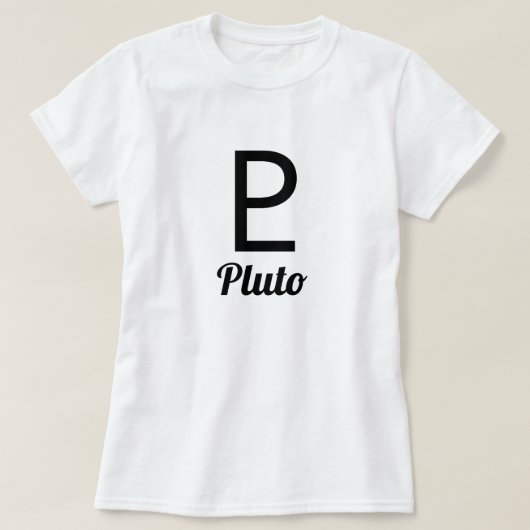 T-shirt Symbole de Pluton (Design devant)
