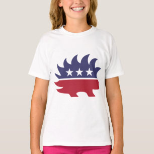 T-shirt Symbole de Porcupine du Parti Libertarien
