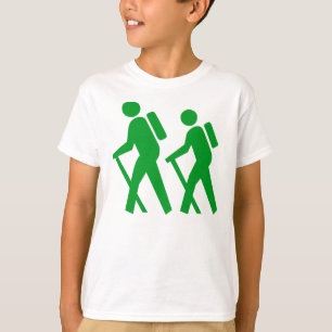 T-shirt Symbole de Randonnée de symbole de randonnée