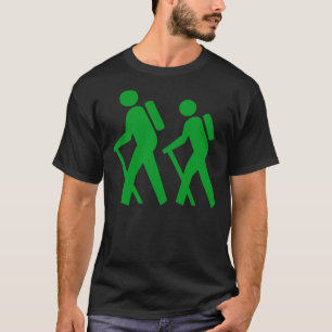 T-shirt Symbole de randonnée Symbole de randonnée