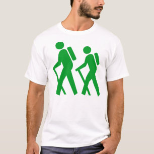 T-shirt Symbole de randonnée Symbole de randonnée