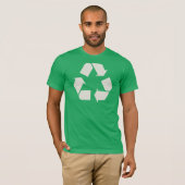 T-shirt Symbole de recyclage (Devant entier)