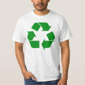 T-shirt Symbole de recyclage - Vert (Devant)