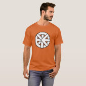 T-shirt Symbole de roue d'Ichthys (Devant entier)