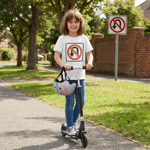T-SHIRT SYMBOLE DE ROUTE DE SÉCURITÉ DE LA CIRCULATION