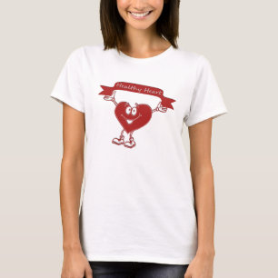 T-shirt Symbole de sensibilisation de l'homme du coeur sai