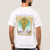 T-shirt Symbole de sommelier M (Dos)