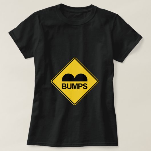 T-shirt Symbole de trafic de jumeaux amusant (Design devant)