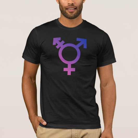 T-shirt Symbole de transsexuel (Devant)