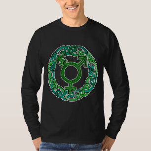 T-shirt Symbole de transsexuel de Knotwork de Celtic