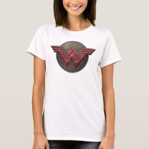T-shirt Symbole de Wonder Woman sur les cercles concentrés