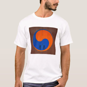 T-shirt Symbole de Yin et Yang, Corée du Sud