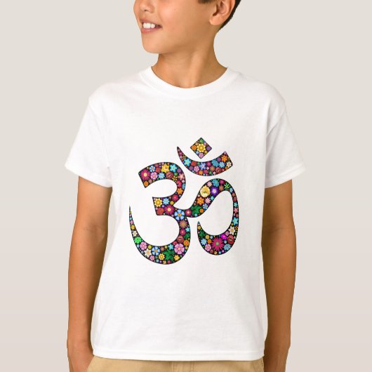 T-shirt SYMBOLE DE Yoga Om Aum Namaste (Devant)