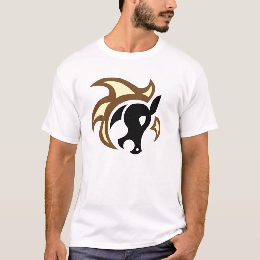 T-shirt Symbole de zodiaque de cheval (Devant)
