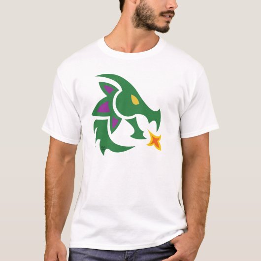 T-shirt Symbole de zodiaque de dragon (Devant)