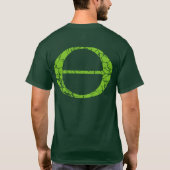 T-SHIRT SYMBOLE D'ÉCOLOGIE : AFFLIGÉ (Dos)