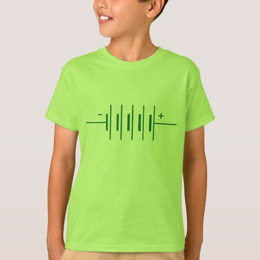 T-shirt Symbole des batteries (Devant)