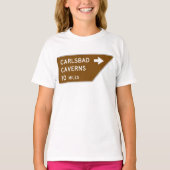 T-shirt Symbole des grottes de Carlsbad (Devant)