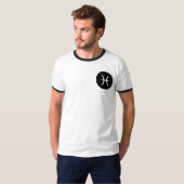 T-shirt Symbole des Poissons - Poche (Devant entier)