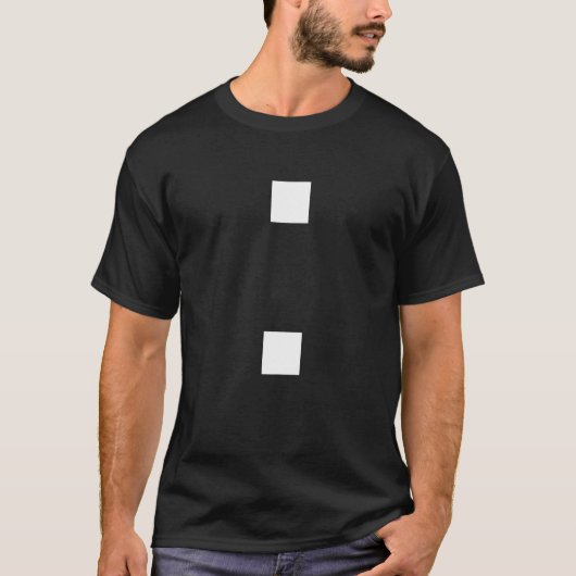 T-SHIRT SYMBOLE DEUX-POINTS SIGNE PONCTUATION (Devant)